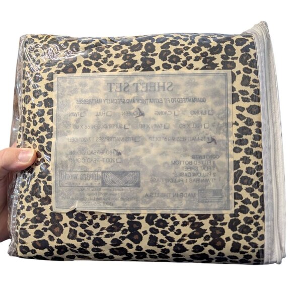 Safari Collection Comforter Cover Mini Set Full/Queen Animal Print 200 count - Picture 9 of 15